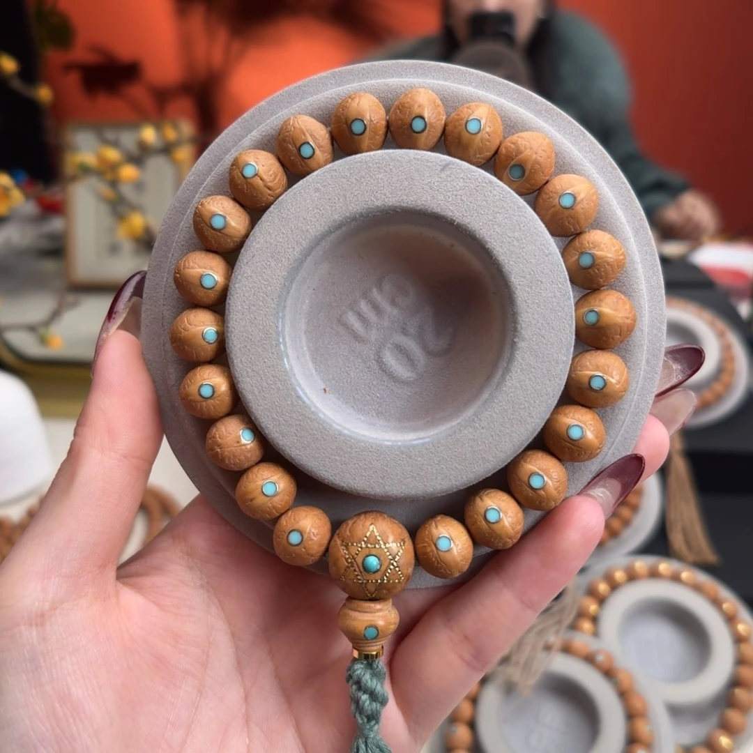 凤眼菩提手串12mm铁籽单圈松钉新籽