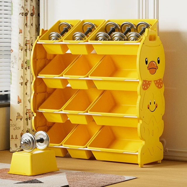 儿童玩具收纳架宝宝置物玩具架分类整理箱多层家用储物柜绘本书架