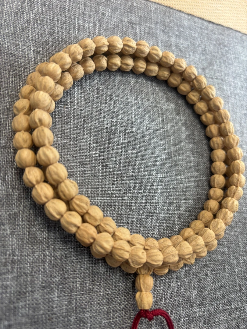 原装莲花  奶油皮/玉化料/顺纹/纯手工/原生态柏香籽