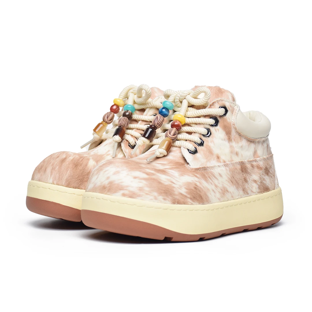 HAIRITAI/海日太QQ糖冬季款加厚保暖情侣款厚底男女马丁靴25917