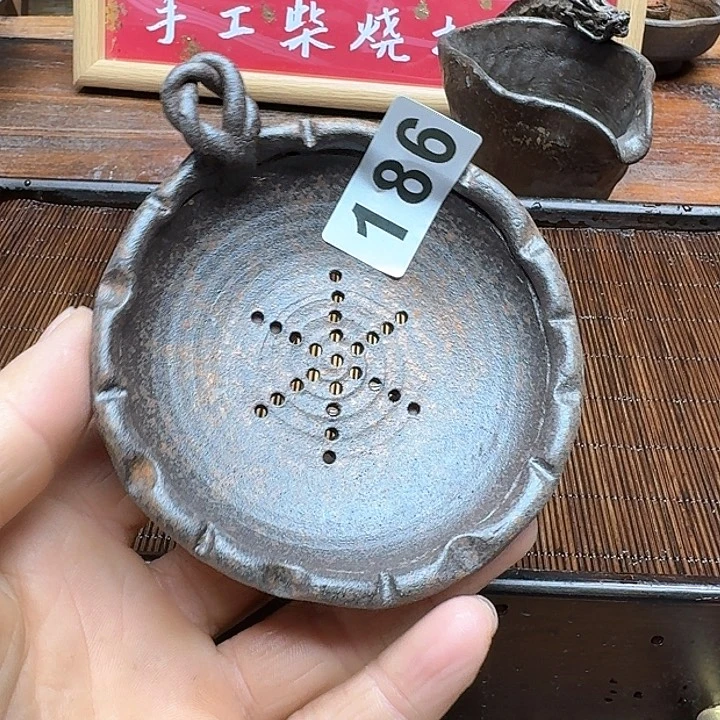 纯手工制作粗陶茶具