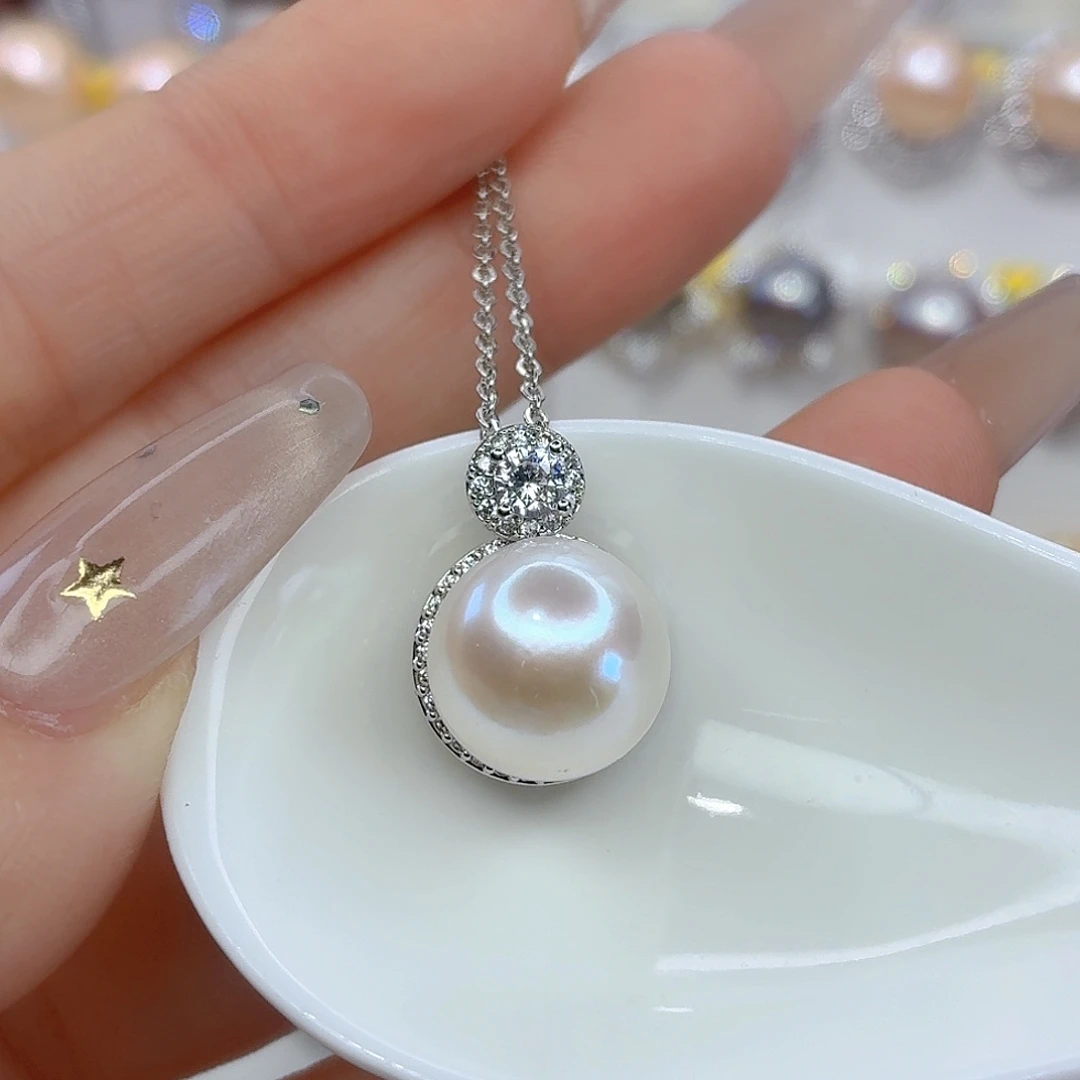 淡水珍珠颈饰合金