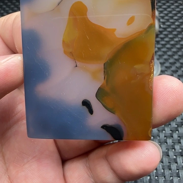 1***放玛瑙/玉髓未镶嵌颈饰