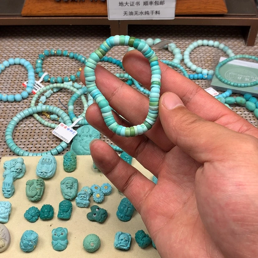 【闪购商品】绿松石未镶嵌颈饰✨*歪15