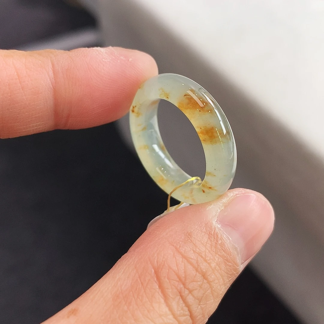 翡翠未镶嵌戒指14-15号