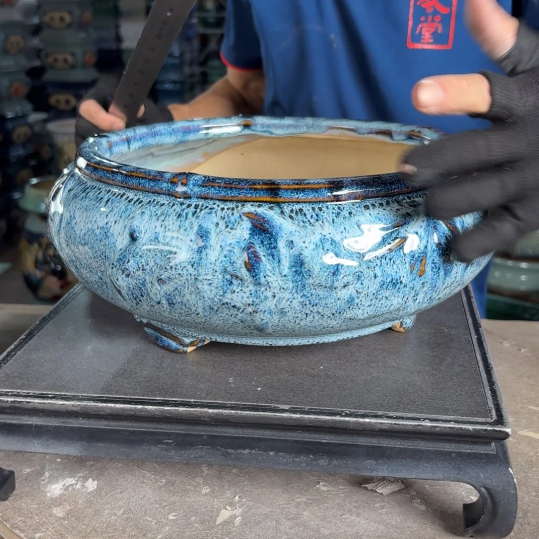 一风堂石湾花盆 内22*9