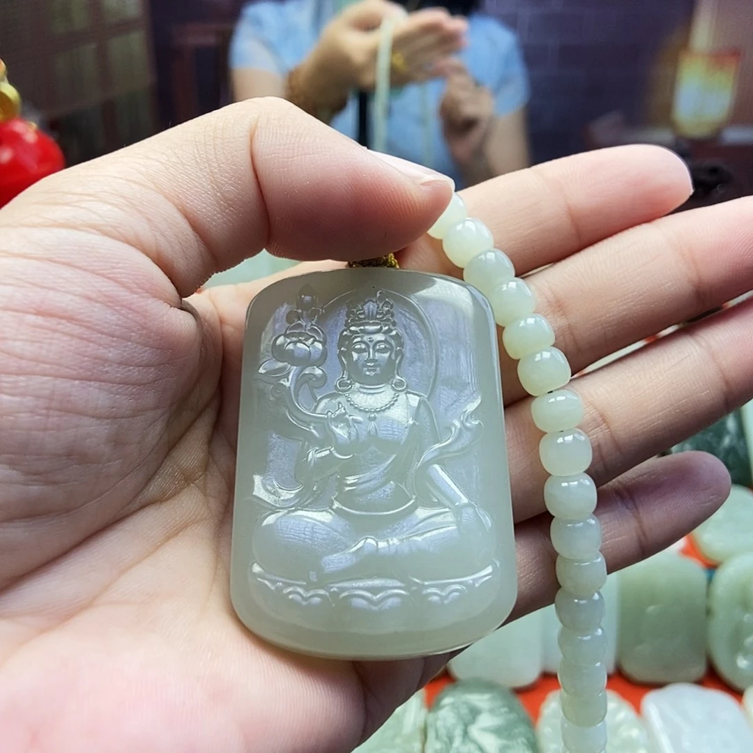 颈饰未镶嵌和田玉浛****