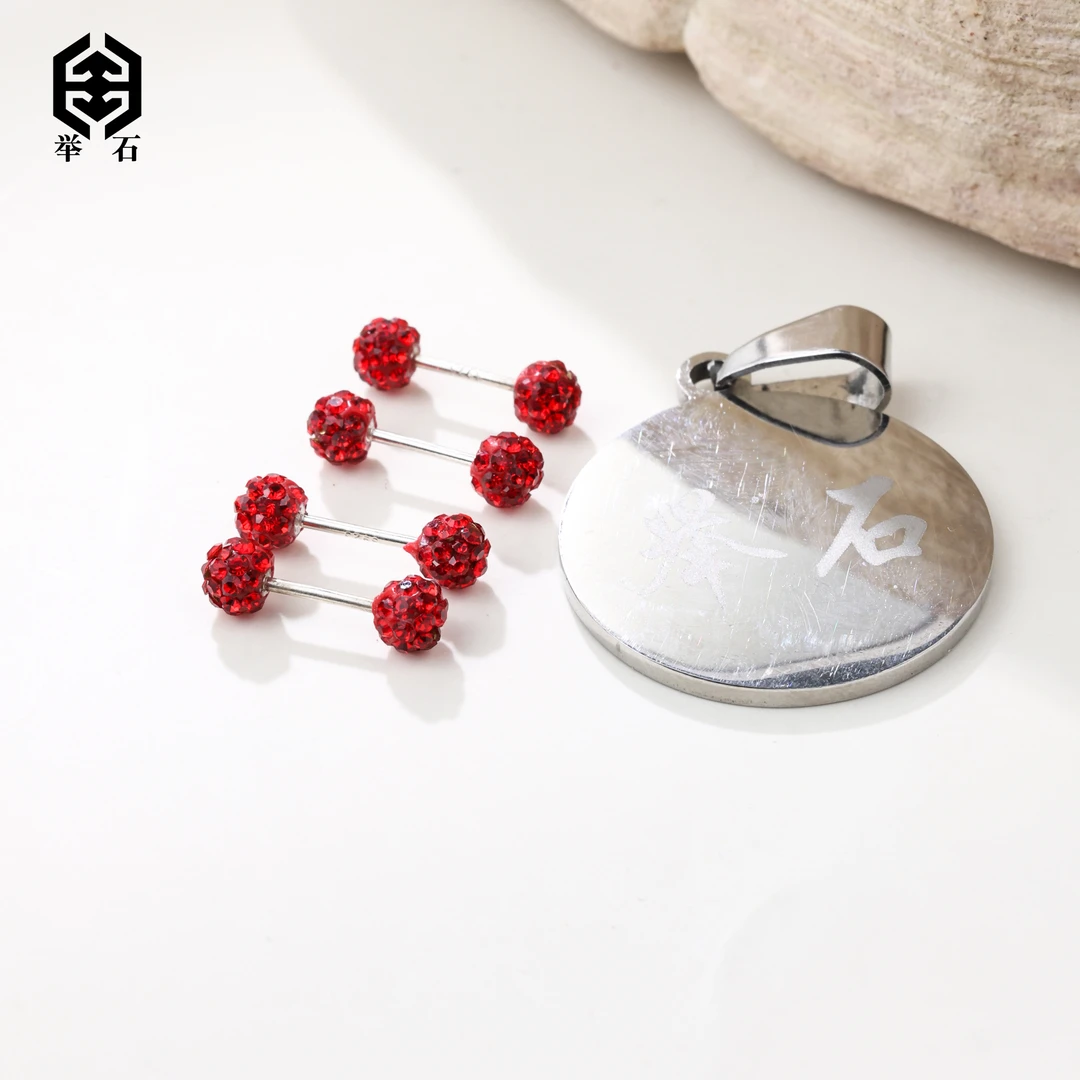 925银银制品 【举石臻品】TH1230-222-484个性耳饰（一对/多样性发）G