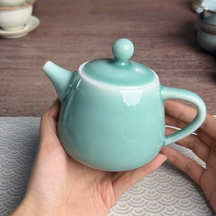 龙泉云间青瓷小米茶器