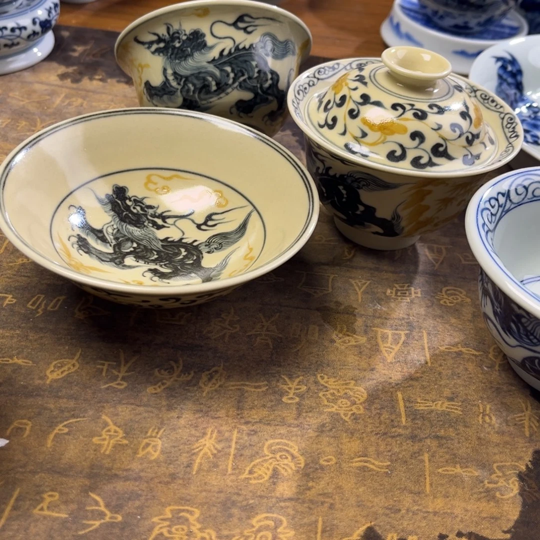 陕***王陶釉里金套组套组套组