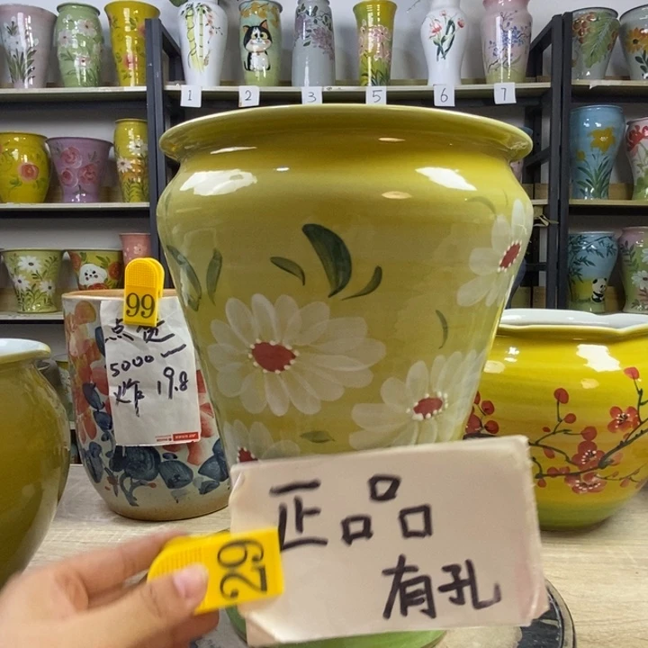 景德镇高温陶瓷花盆