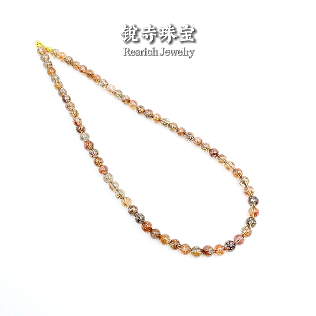 【破冰专属】天然黑金超水晶项链/巴西-{多样性发货}-ST