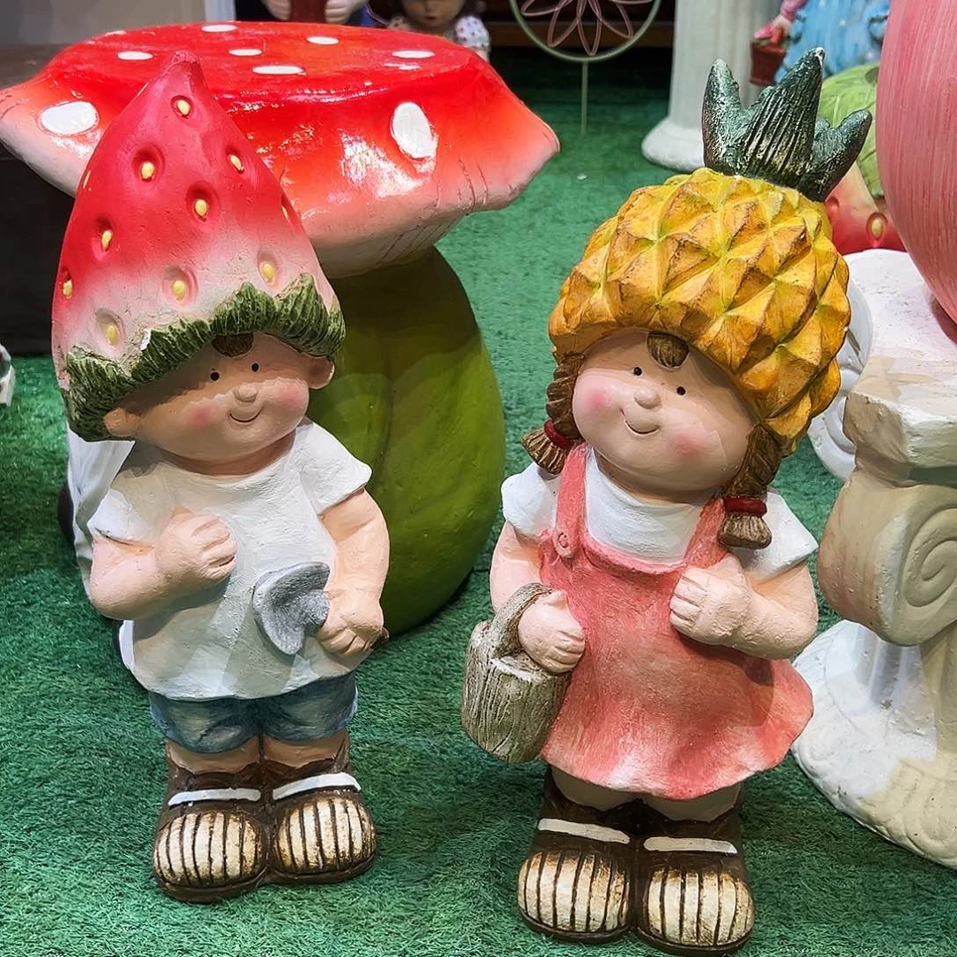 花园摆件红红火火