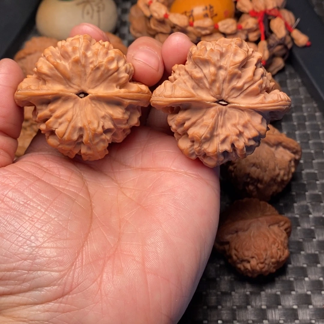 盹***盹把件文玩核桃官帽51