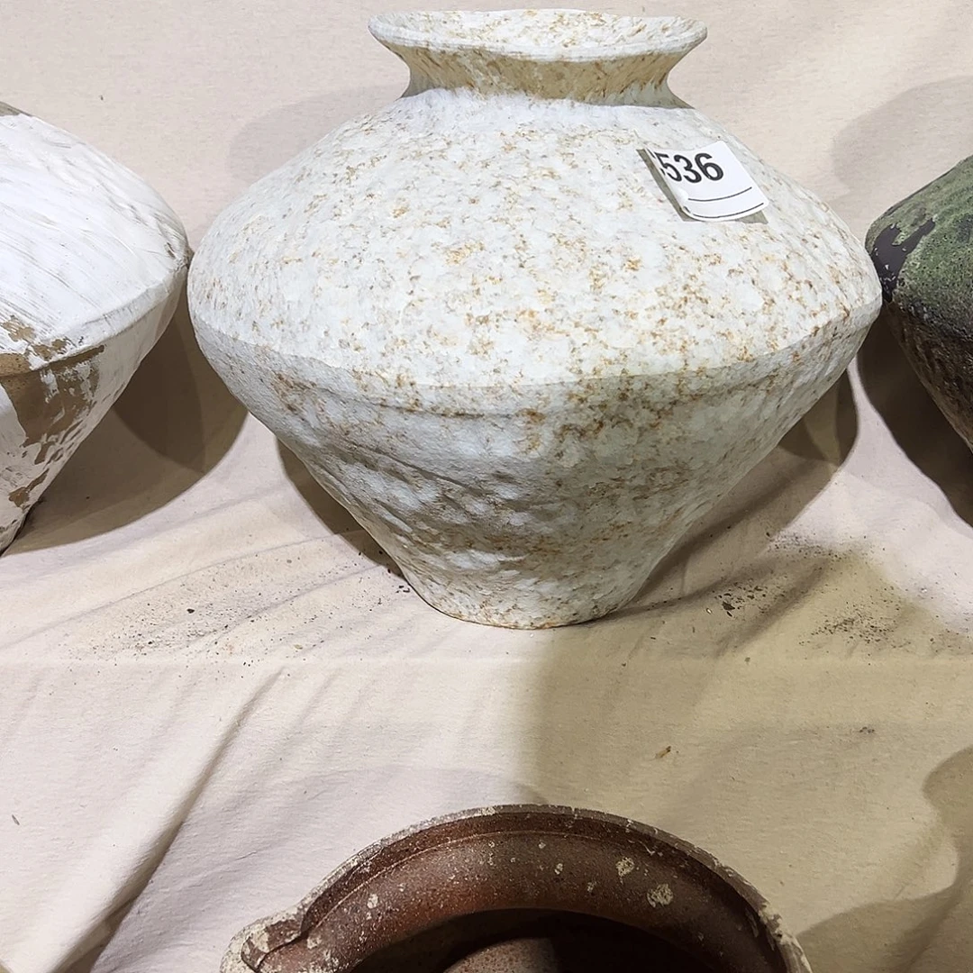 瓶D536高25.5口9陶瓷花瓶无孔