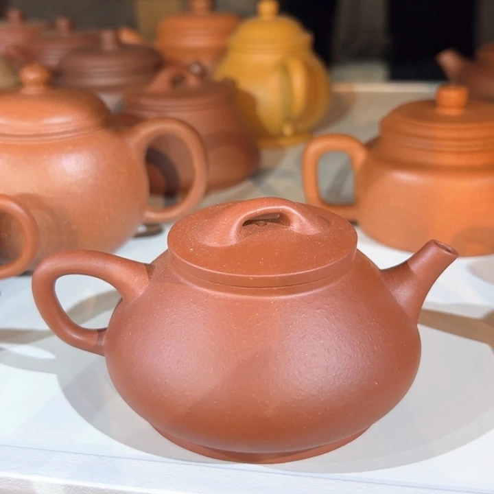 茶壶紫砂朱泥文瓢170c c