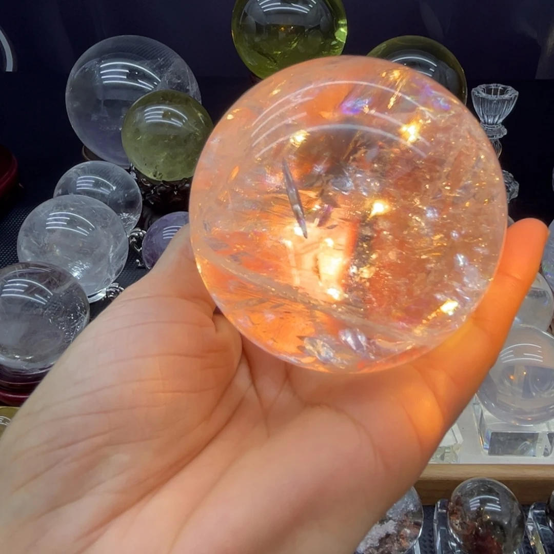 未镶嵌珠宝半成品水晶7.5公分