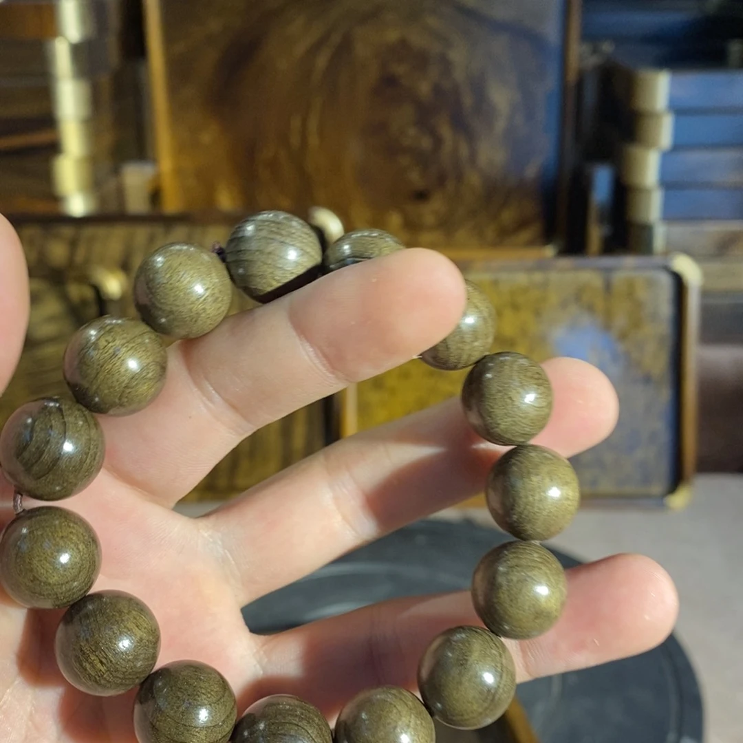 金丝楠金丝楠木1.5手串