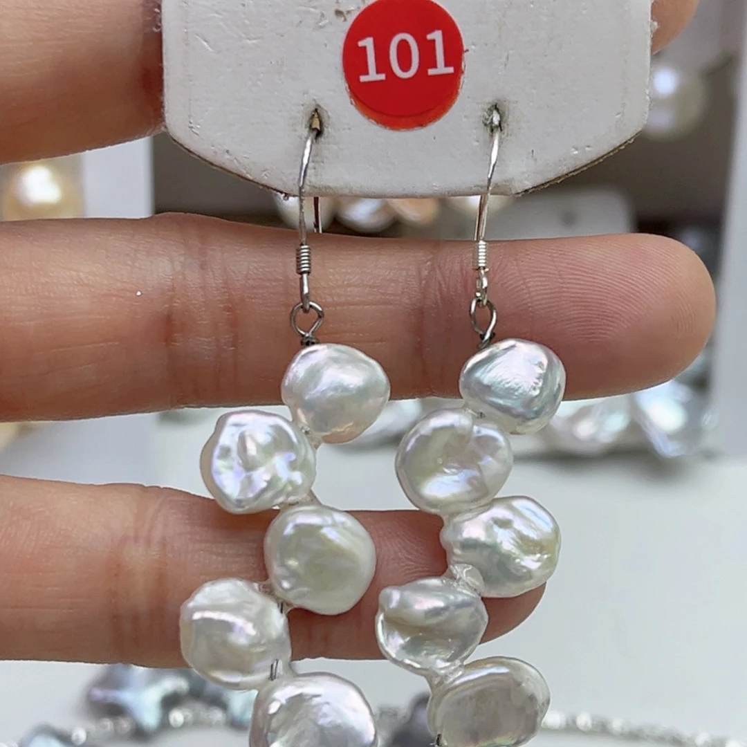 淡水珍珠耳饰未镶嵌