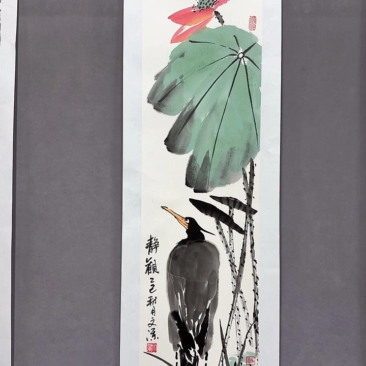 国画亲笔手绘放心去藏