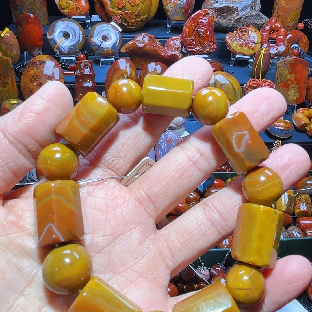 玛瑙/玉髓未镶嵌吊坠(不含链)