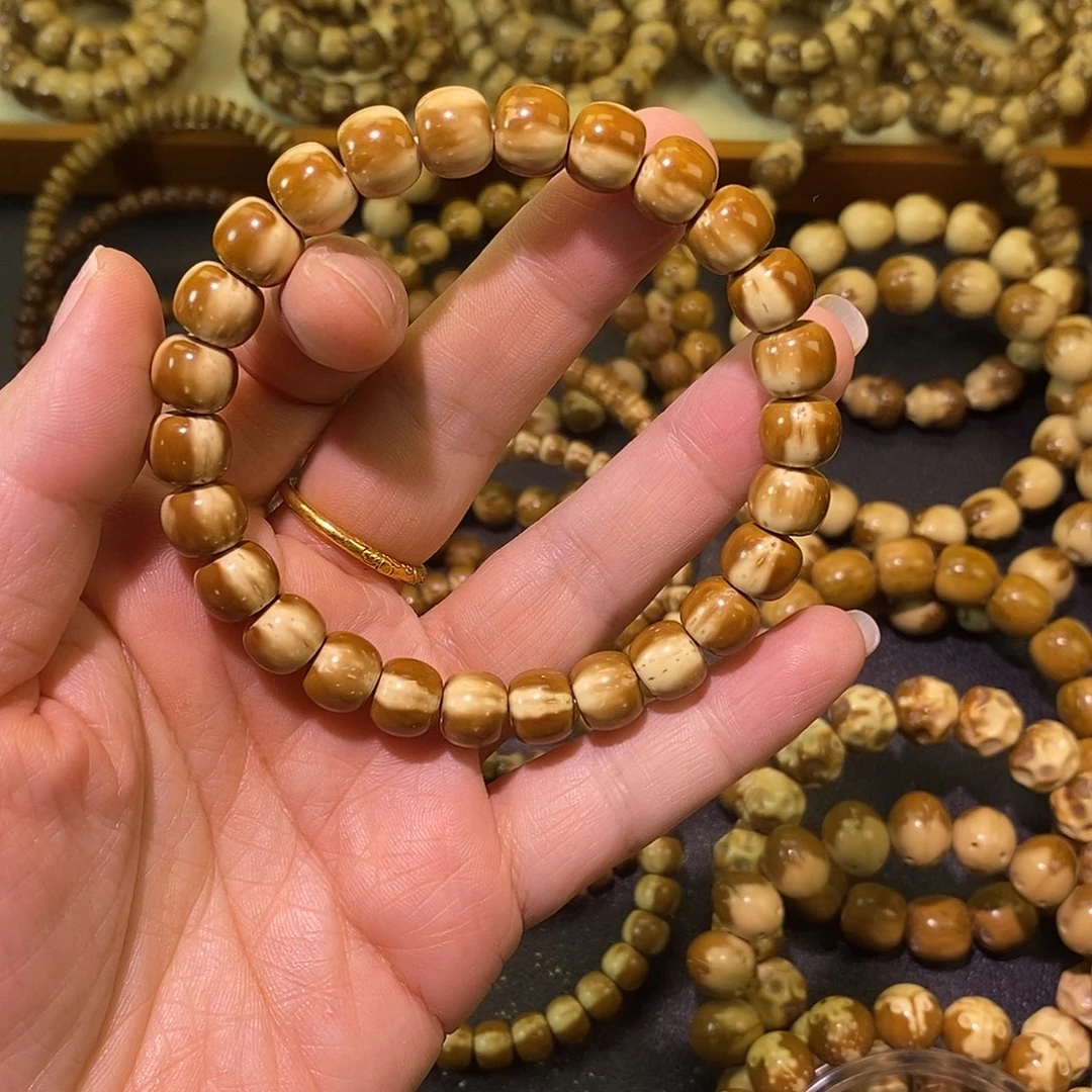 你***么手串紫金鼠9.5三花纯实心老型紫金鼠手串