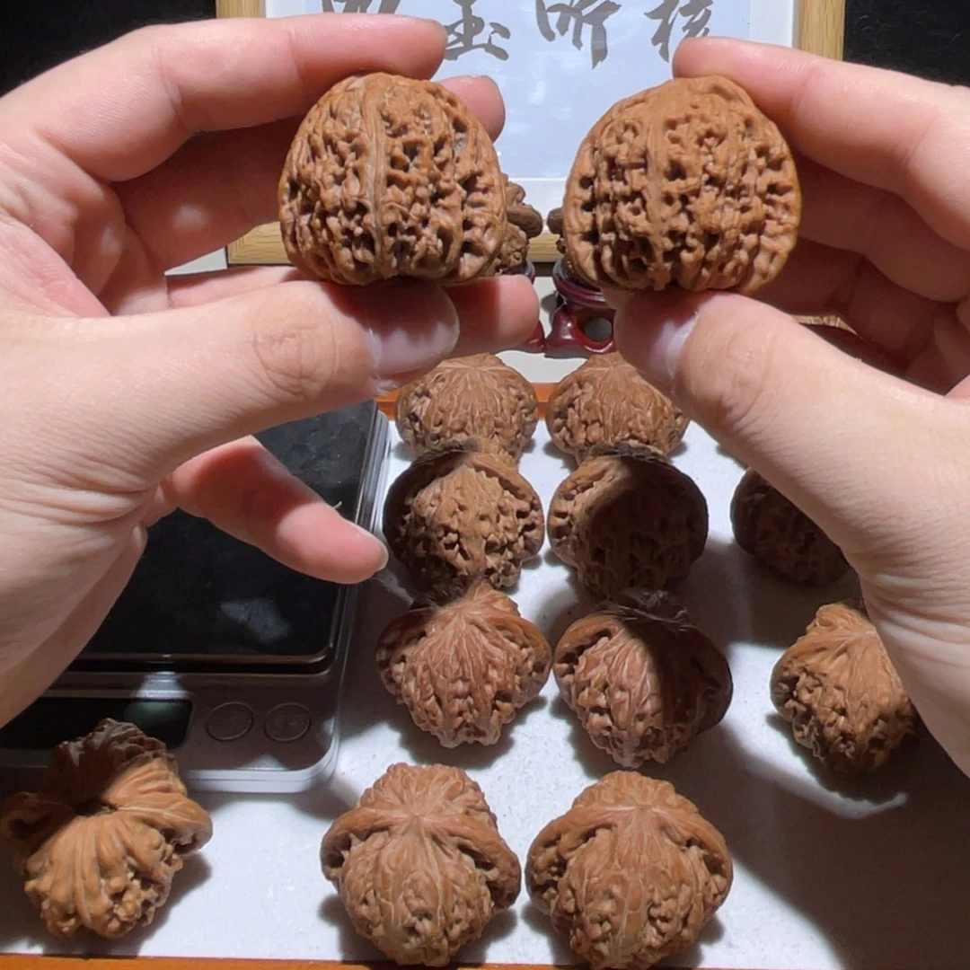 吊坠文玩核桃40全品南疆石40克