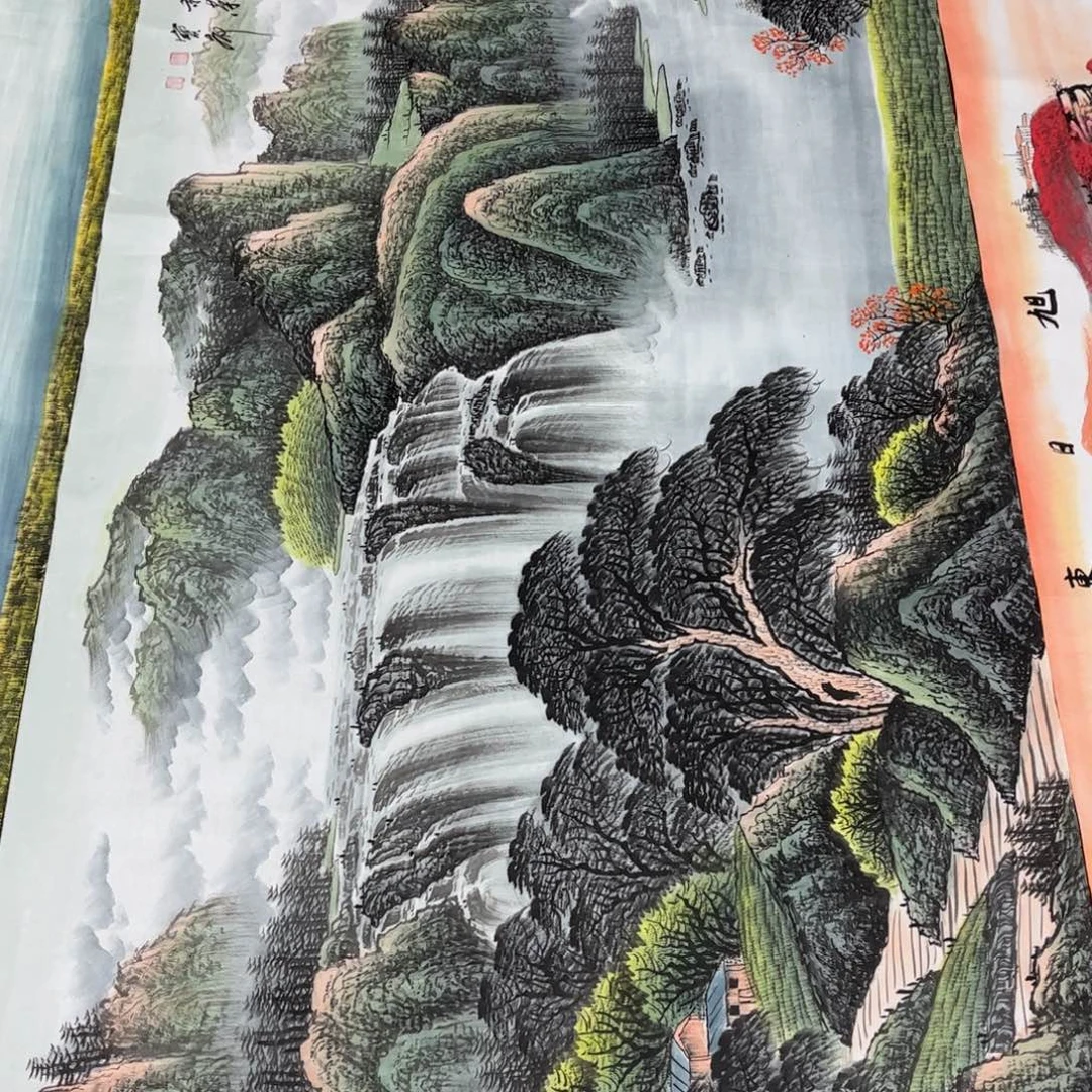国画国画作品老师手绘