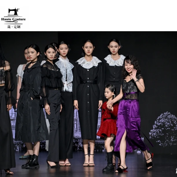 【李小布专属】夜紫设计师款紫色半裙秋冬女装