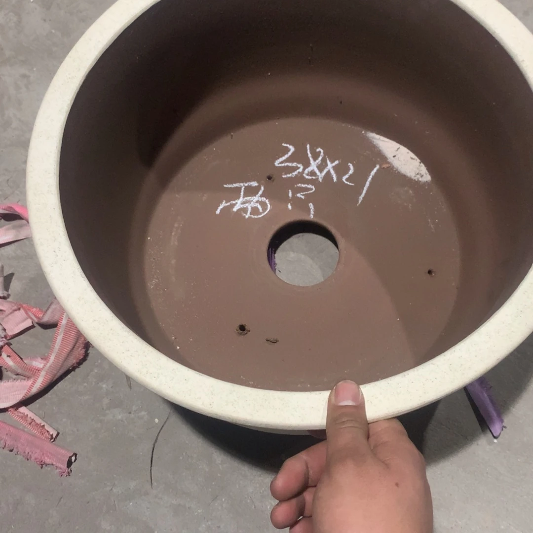 紫砂宜兴紫砂花盆，现货发