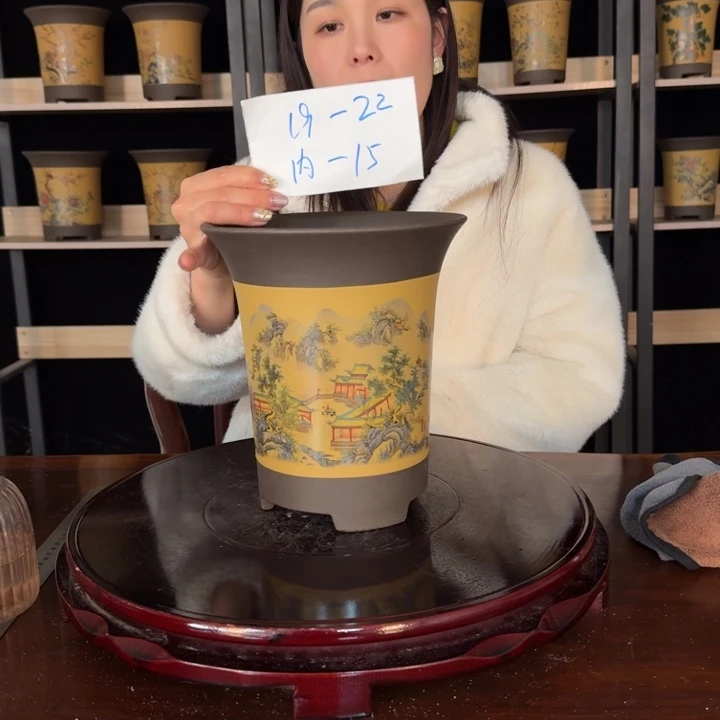 紫砂花盆紫砂花盆精品花盆