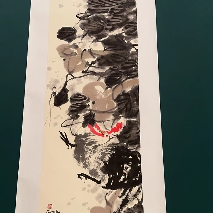 国画雷公老师画作画作