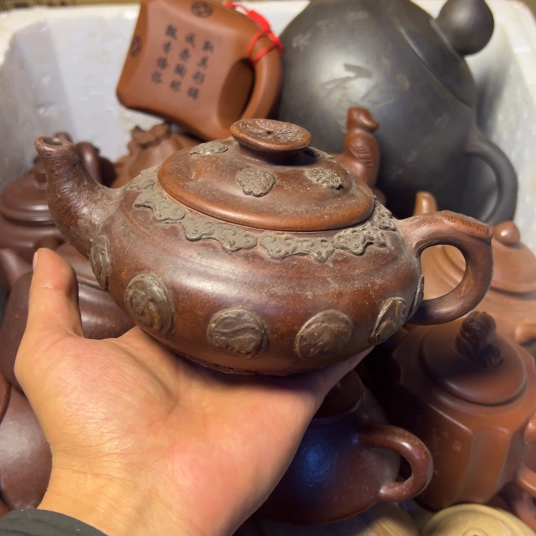 紫砂茶壶宜兴原矿紫砂壶450毫升容量