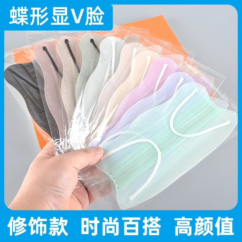 蝶形口罩显脸小显白女高颜值二层夏季薄款时尚透气2025新款独立装