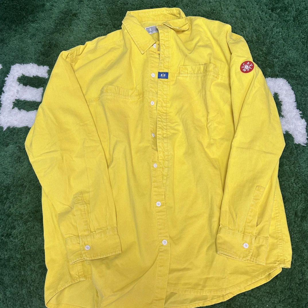 香香黄夹克长袖休闲衬衫