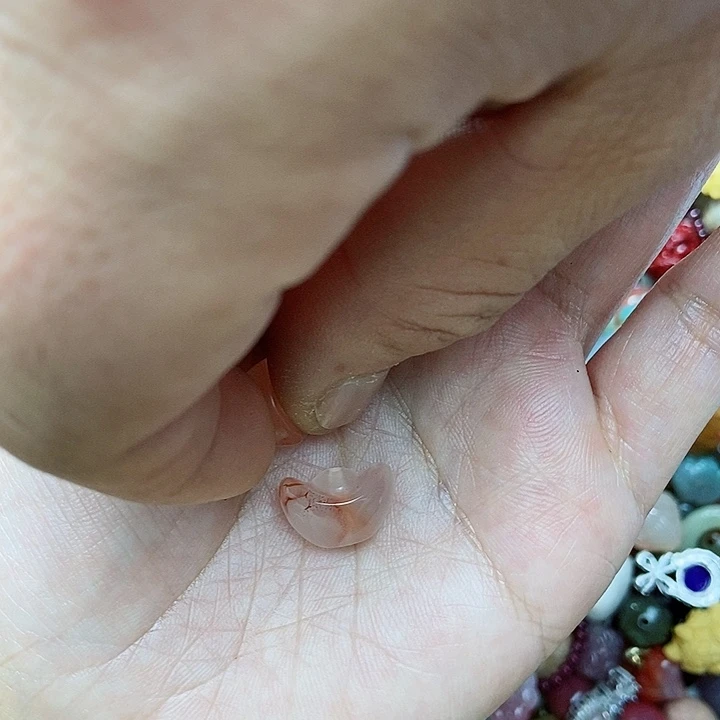 胖***胖南红玛瑙未镶嵌手链吊坠