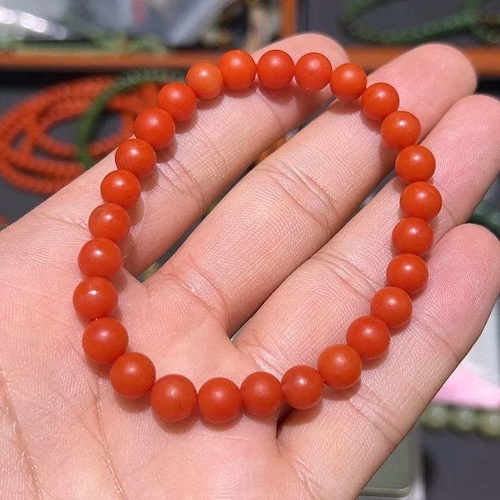 南红玛瑙未镶嵌手串