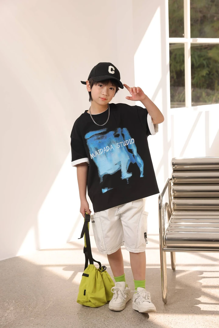 XMYY夏季中大童童装时尚潮流百搭圆领T恤/灌篮高手短袖/TXW850