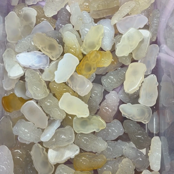 玛瑙/玉髓未镶嵌吊坠(不含链)