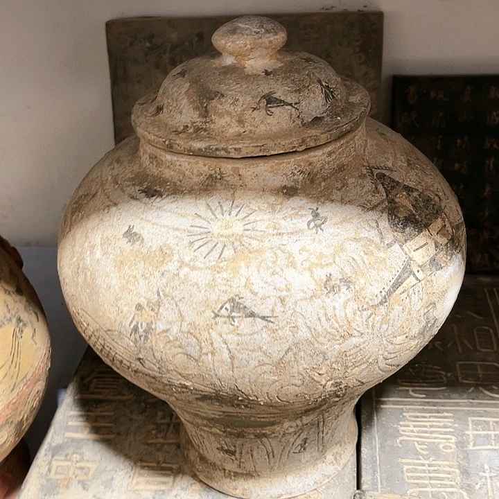 瓦当摆件摆件茶桌茶台陶瓷启*