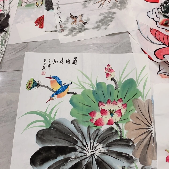 国画艺术作品欣赏纸本