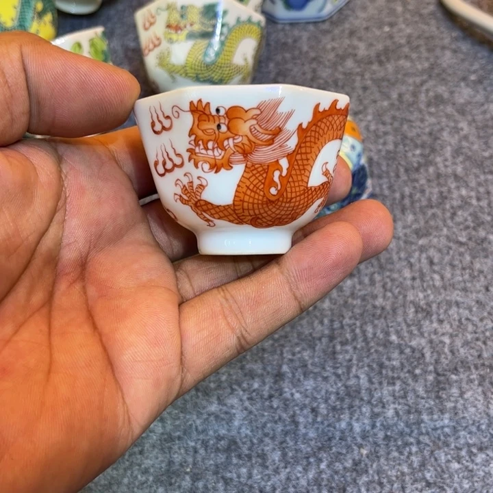 纯手绘精品盖碗杯