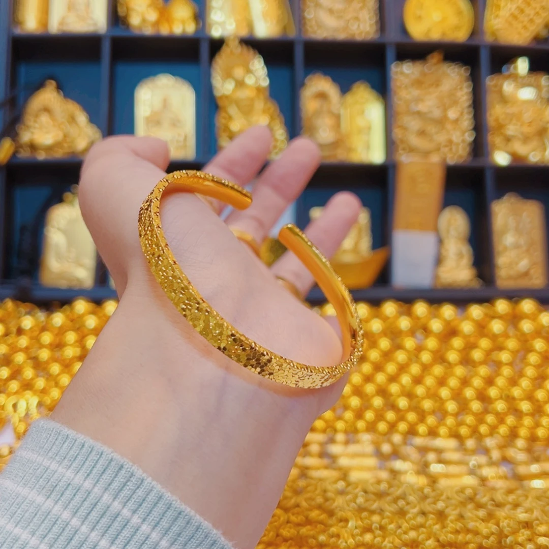 合金合金合金开口碎冰冰手镯
