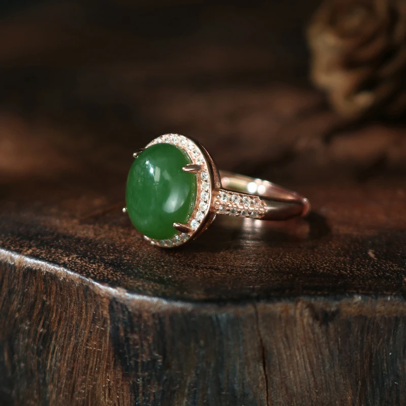 凰一品 碧玉戒指s925