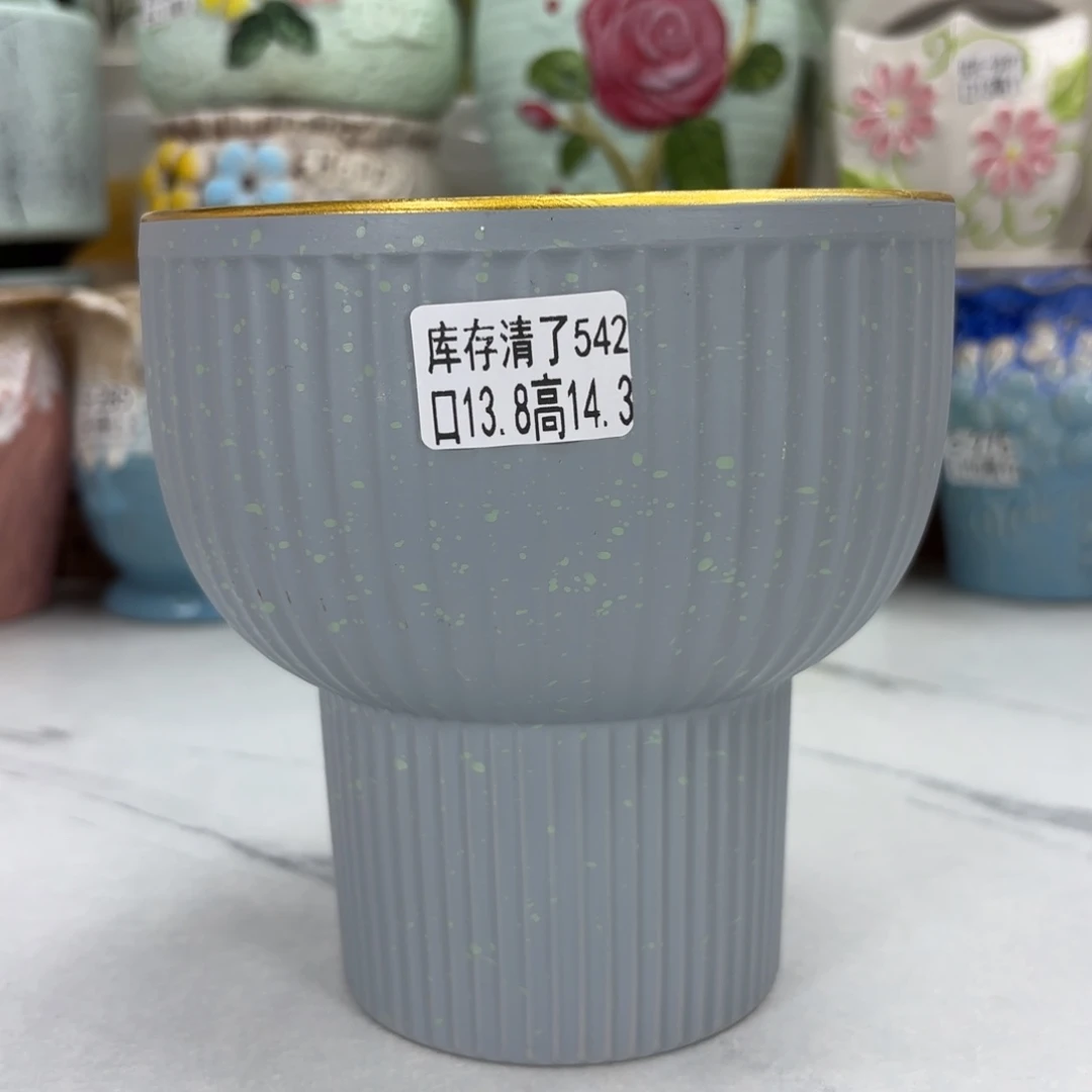 @夏西陶瓷花盆@@5542