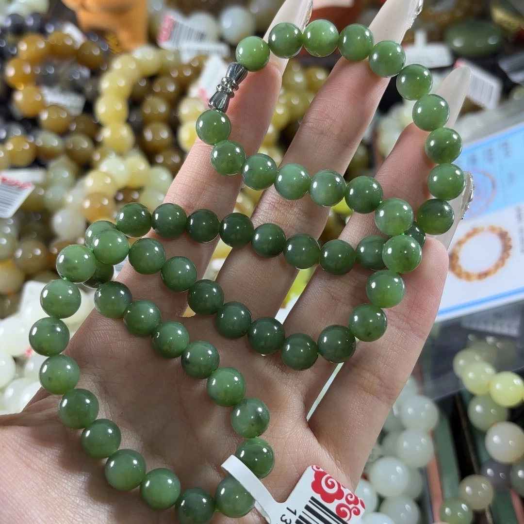 和田玉未镶嵌手链364