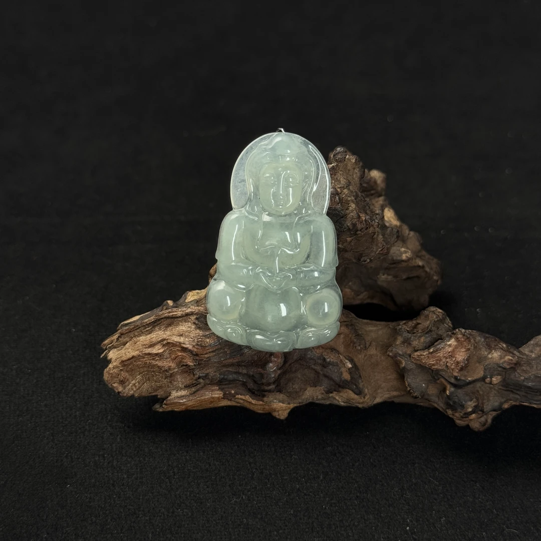 【诚翠拍品第九十九期午】翡翠99吊坠HGB2049