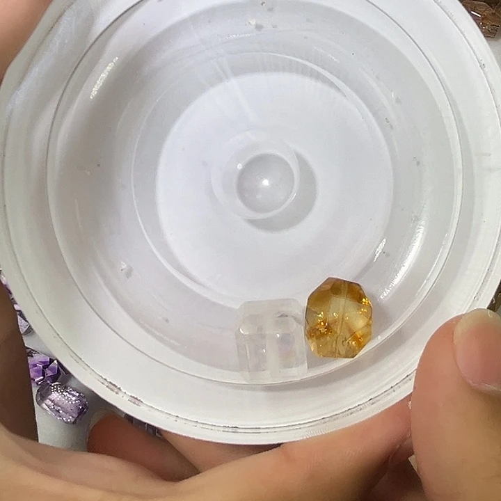 嗨***海银S925镶嵌珠宝半成品紫晶14
