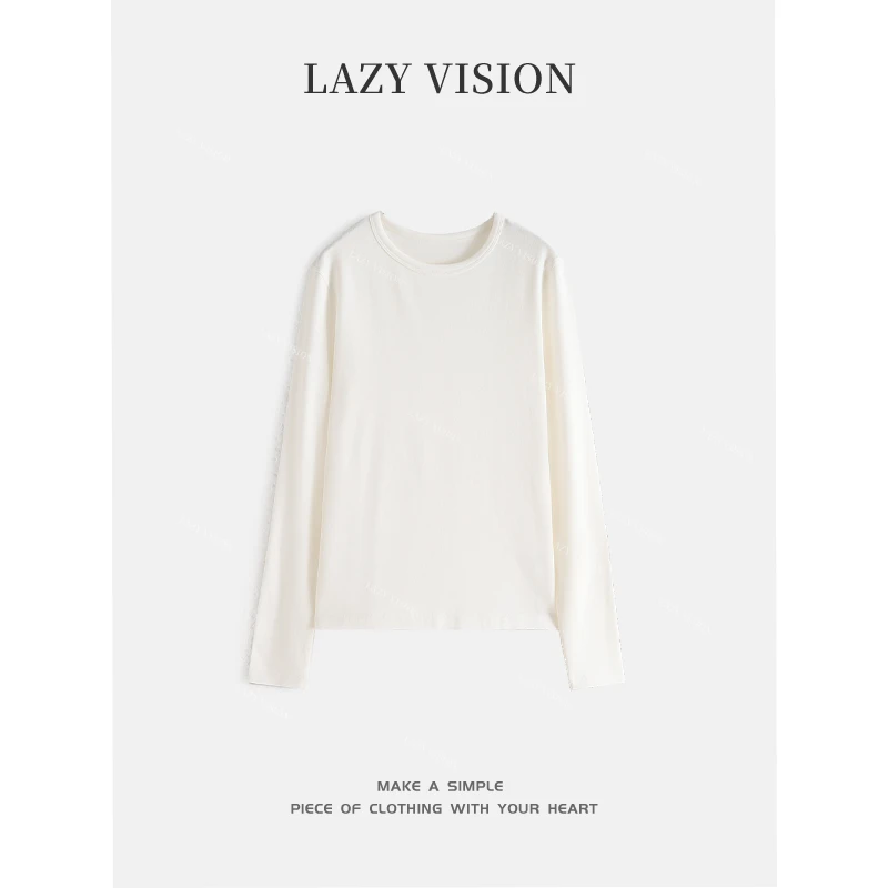 LAZYVISION*【云舒】珍珠山羊绒混纺圆领休闲针织衫ZMD-32726小小
