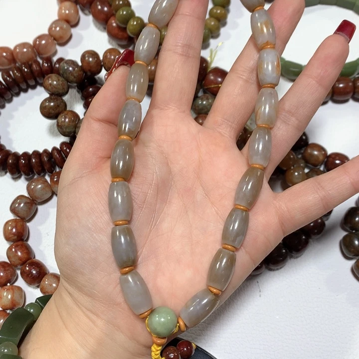 和田玉手链未镶嵌手持